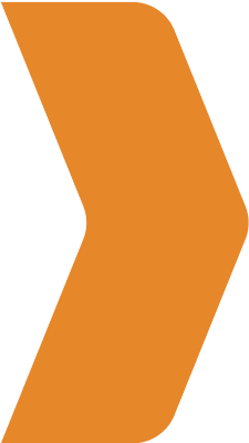 Seta laranja direita