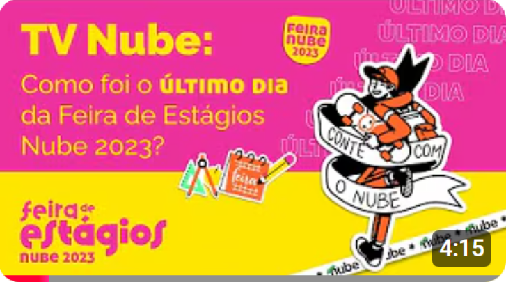 Thumb vídeo youtube sobre último dia da Feira de Estágios de 2023